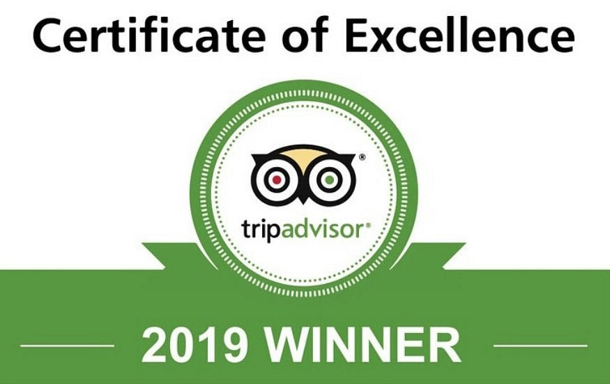 TripAdvisor Certificate of Excellence 2019